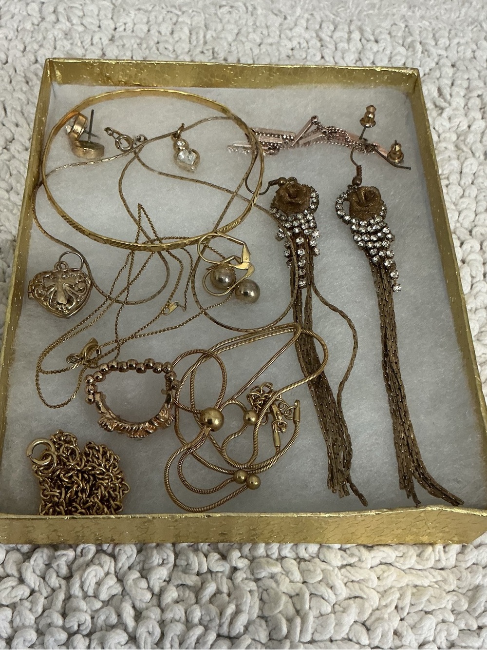 Gold Tone Jewelry Bundle